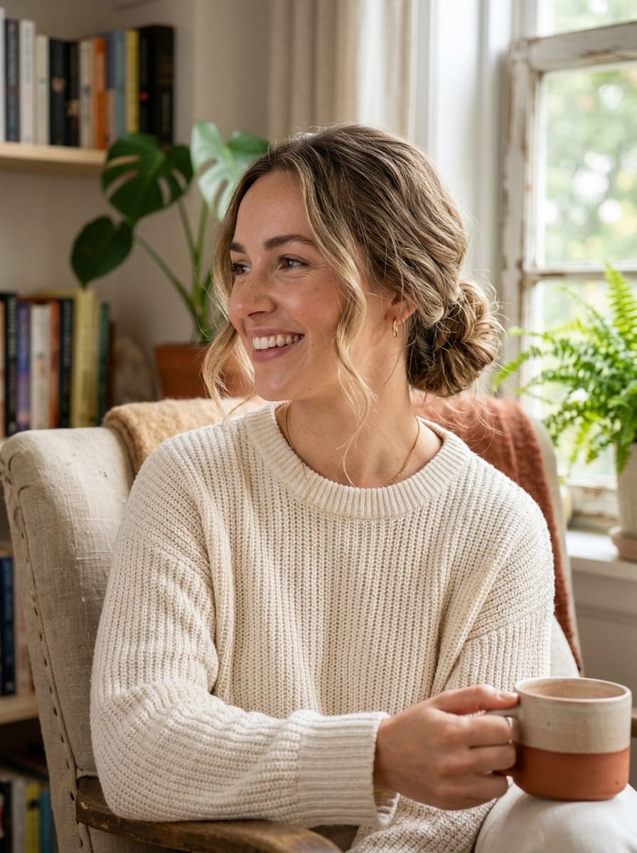 Soft Everyday Updo - Hochsteckfrisur für lange Haare